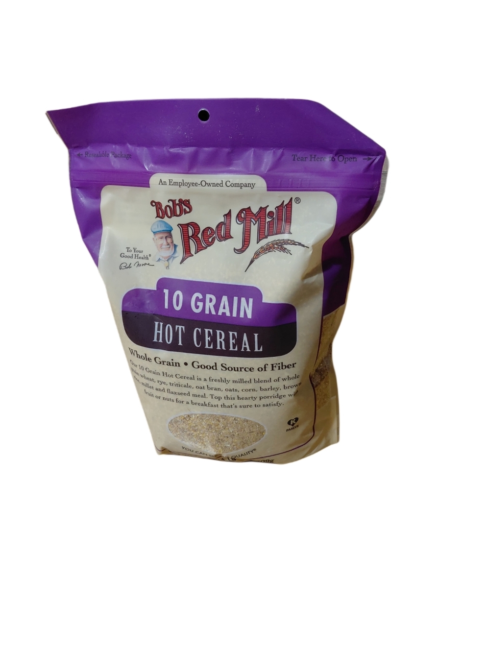 Bob's Red Mill 10 Grain Hot Cereal - Purple/Tan Packaging